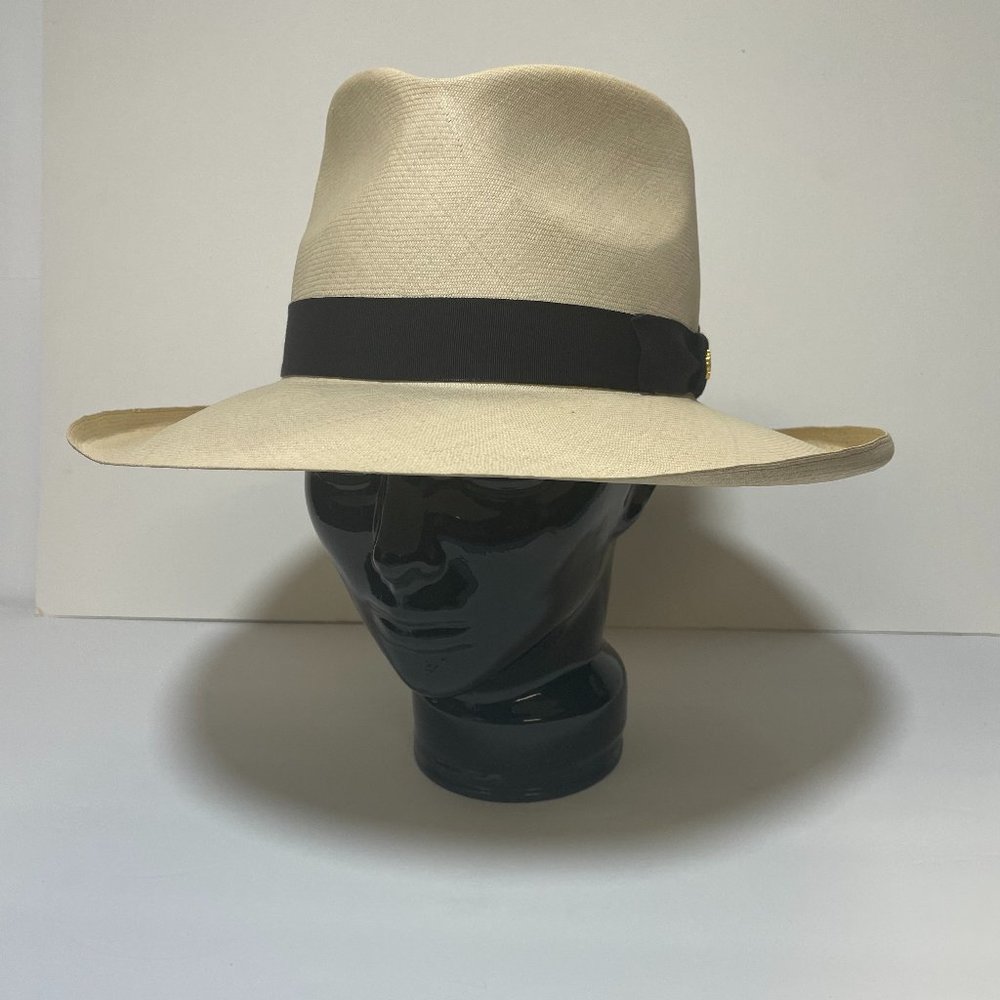 Brent Black Afficionado Monticristi Panama Hat